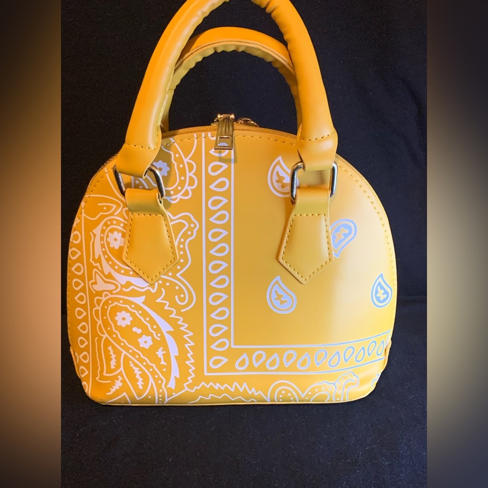Yellow Bandanna Purse
